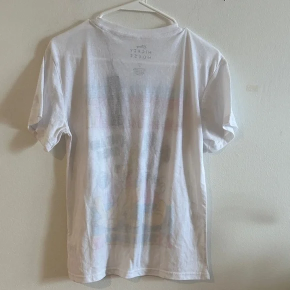 Disney Mickey & Pluto Comic Tee - White and Pink - Picture 4 of 4